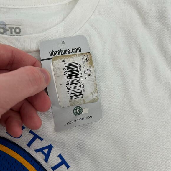 NWT Men's Adidas The Go-To Tee Golden State Warriors Stephen Curry 30 T Shirt~ L - Picture 6 of 9
